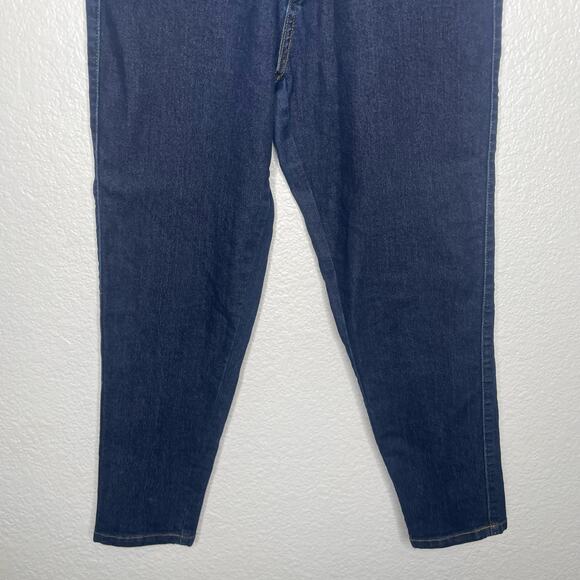 ModCloth Womens Jeans Size 8 Dark Wash Denim Blue Skinny Leg Button Fly - Picture 9 of 10